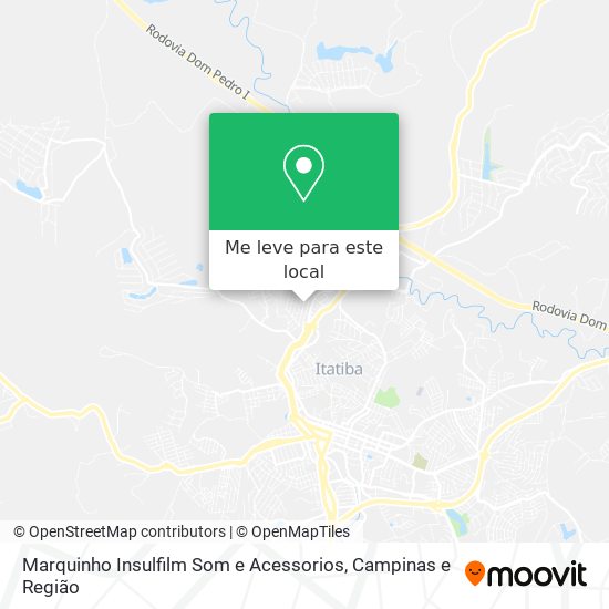 Marquinho Insulfilm Som e Acessorios mapa