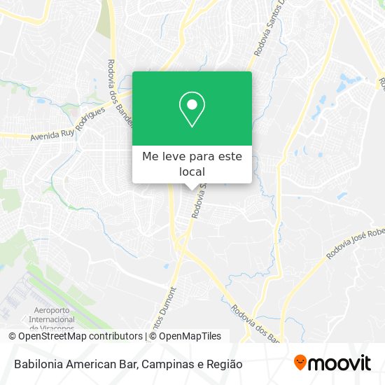 Babilonia American Bar mapa