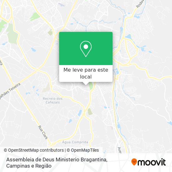 Assembleia de Deus Ministerio Bragantina mapa