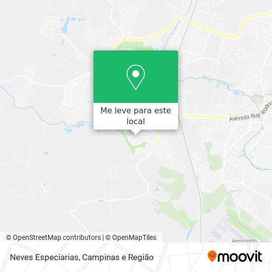 Neves Especiarias mapa