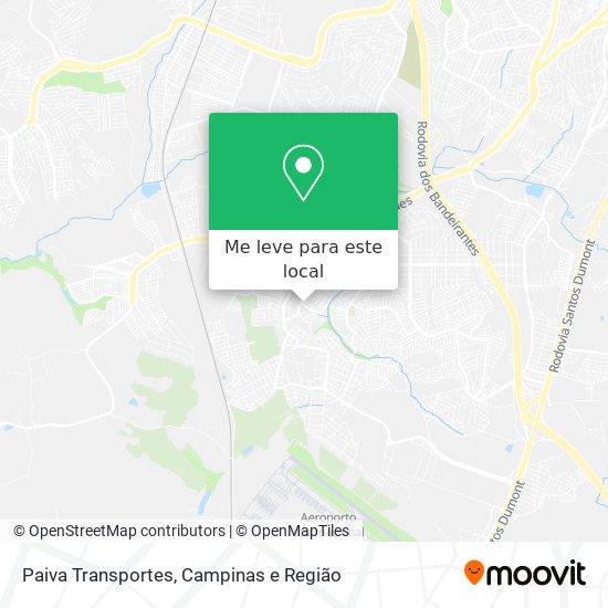 Paiva Transportes mapa
