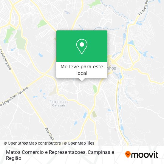 Matos Comercio e Representacoes mapa