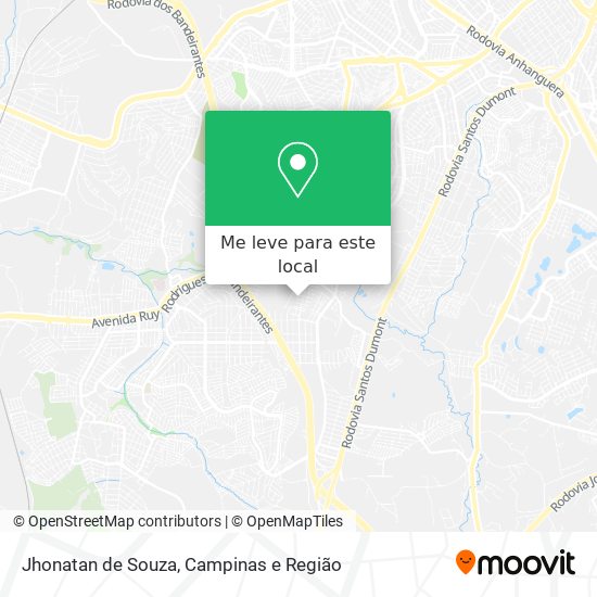 Jhonatan de Souza mapa