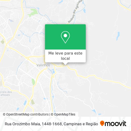 Rua Orozimbo Maia, 1448-1668 mapa