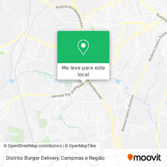 Distrito Burger Delivery mapa
