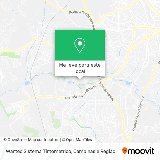 Wantec Sistema Tintometrico mapa