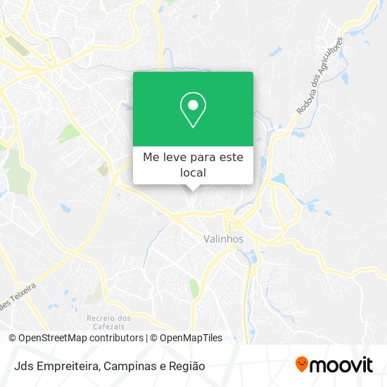 Jds Empreiteira mapa