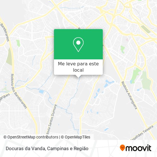 Docuras da Vanda mapa