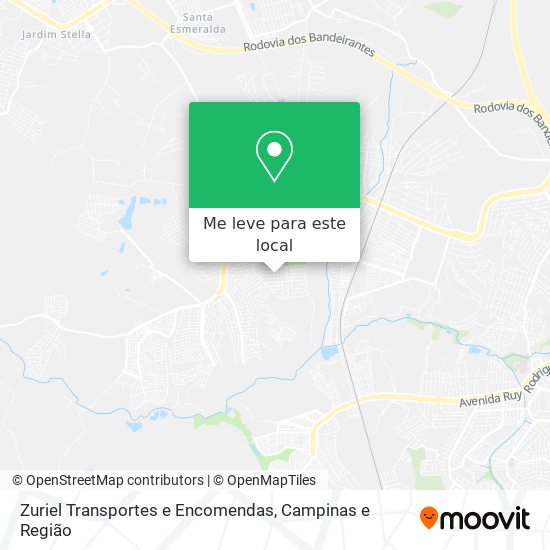 Zuriel Transportes e Encomendas mapa