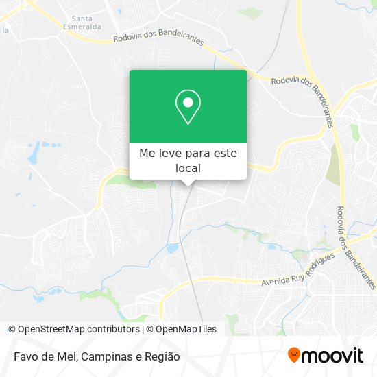 Favo de Mel mapa