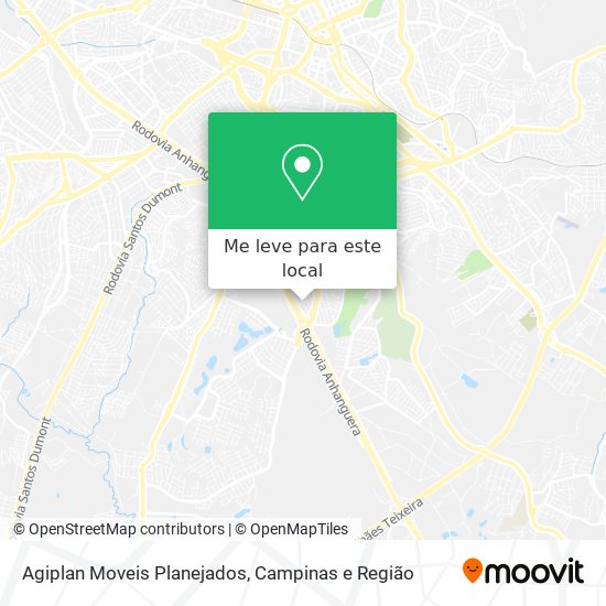 Agiplan Moveis Planejados mapa