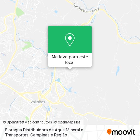 Floragua Distribuidora de Agua Mineral e Transportes mapa