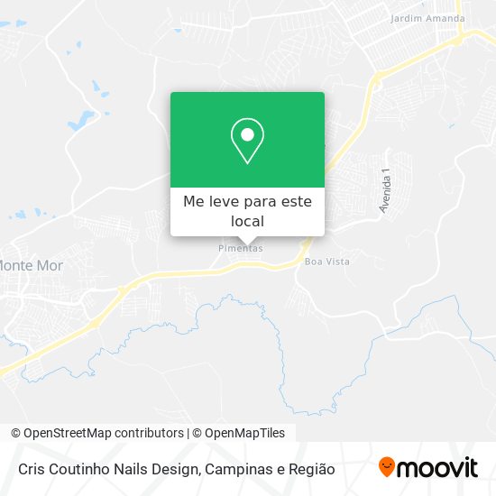 Cris Coutinho Nails Design mapa