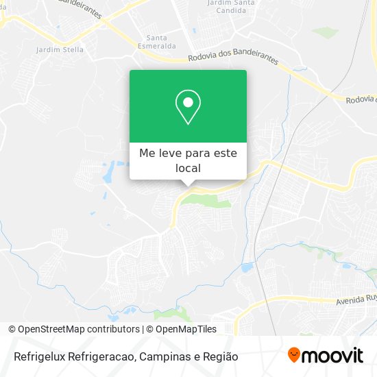 Refrigelux Refrigeracao mapa