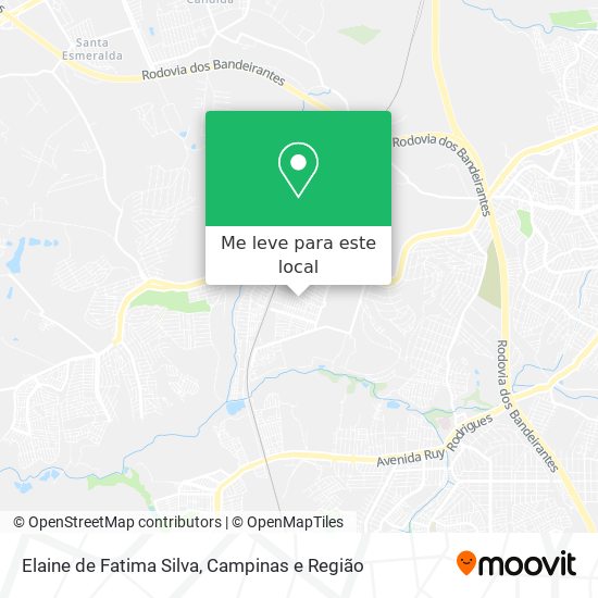 Elaine de Fatima Silva mapa