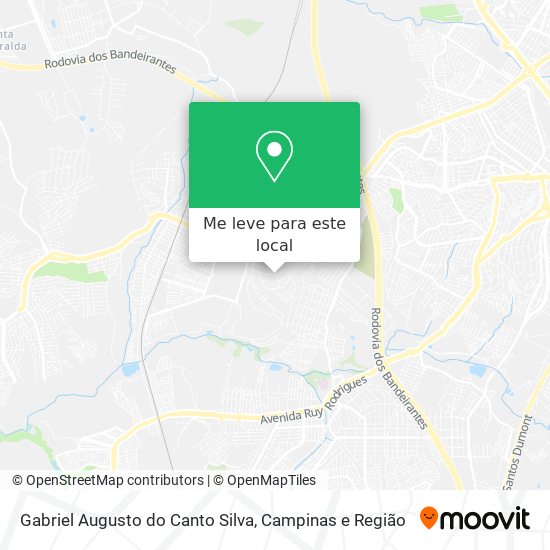 Gabriel Augusto do Canto Silva mapa