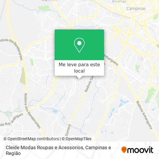 Cleide Modas Roupas e Acessorios mapa