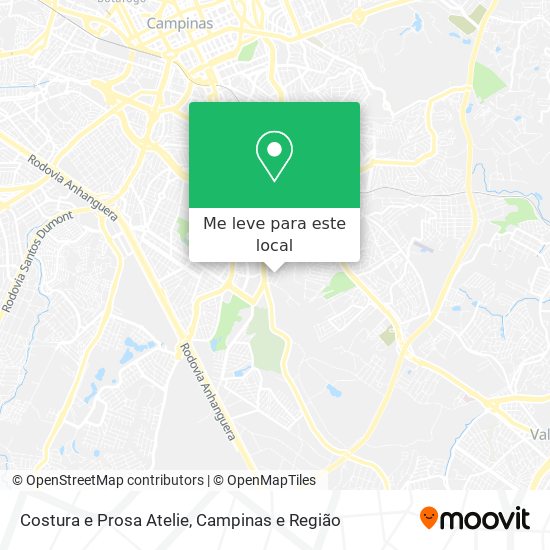 Costura e Prosa Atelie mapa
