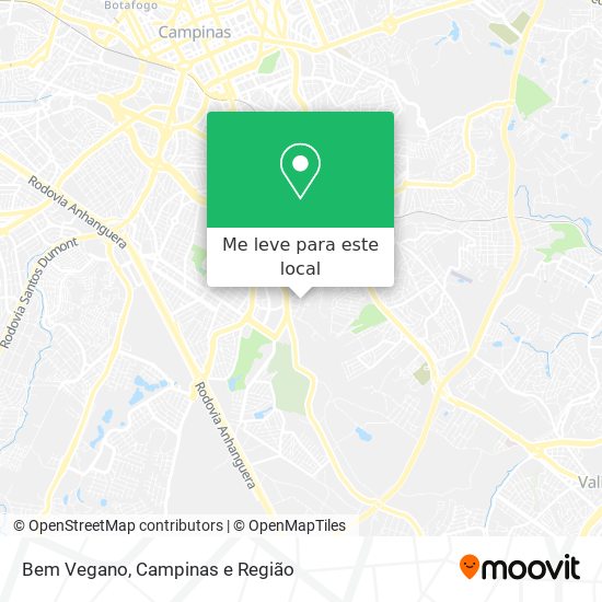 Bem Vegano mapa