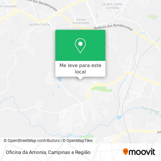 Oficina da Amonia mapa