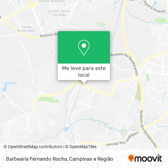 Barbearia Fernando Rocha mapa