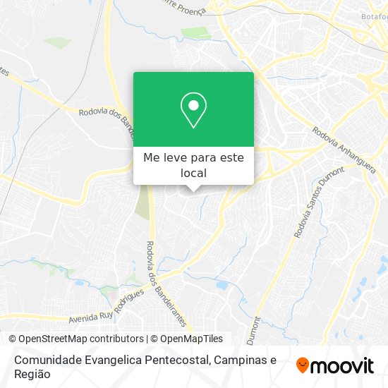 Comunidade Evangelica Pentecostal mapa