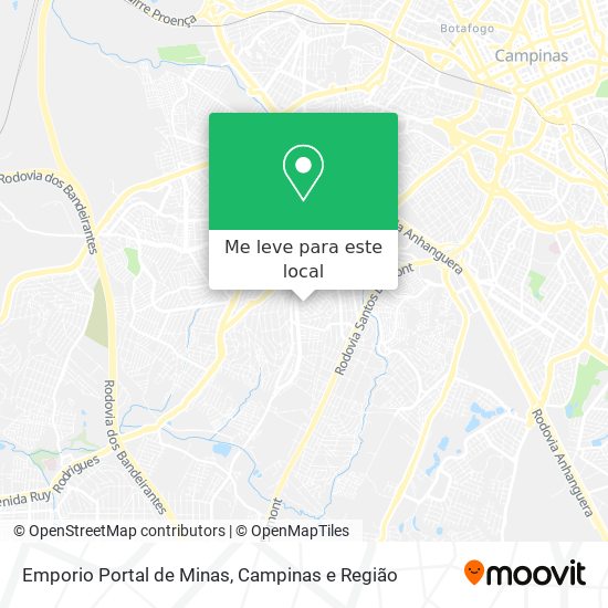 Emporio Portal de Minas mapa