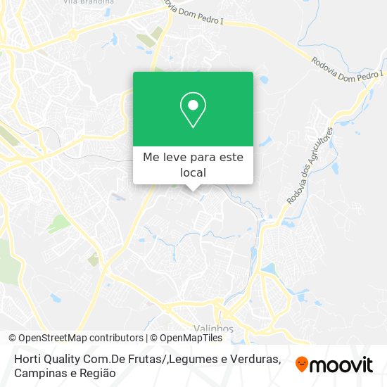 Horti Quality Com.De Frutas / ,Legumes e Verduras mapa