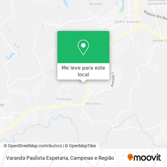 Varanda Paulista Espetaria mapa