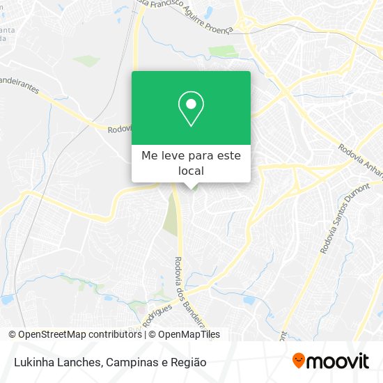 Lukinha Lanches mapa