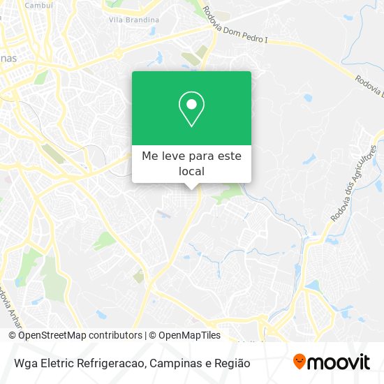 Wga Eletric Refrigeracao mapa