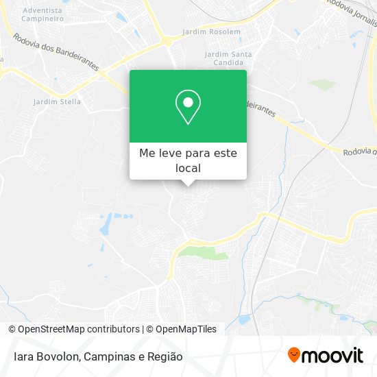 Iara Bovolon mapa
