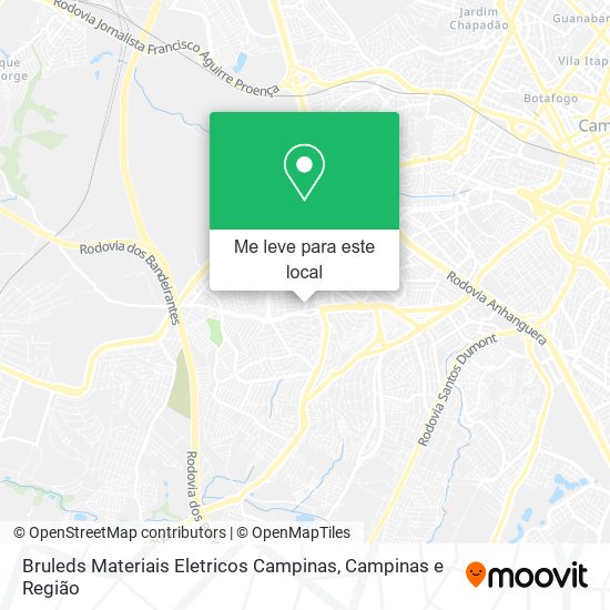 Bruleds Materiais Eletricos Campinas mapa