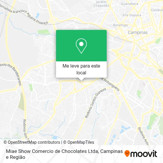 Miae Show Comercio de Chocolates Ltda mapa