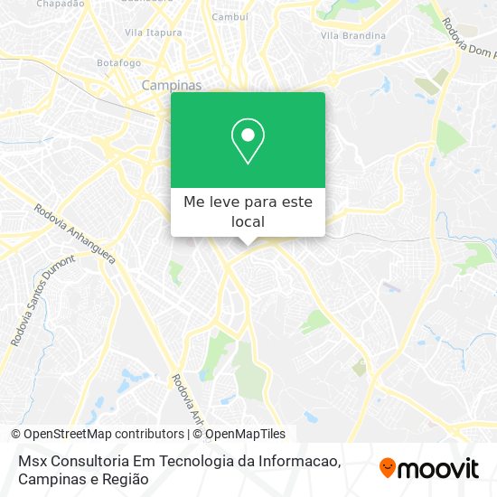 Msx Consultoria Em Tecnologia da Informacao mapa