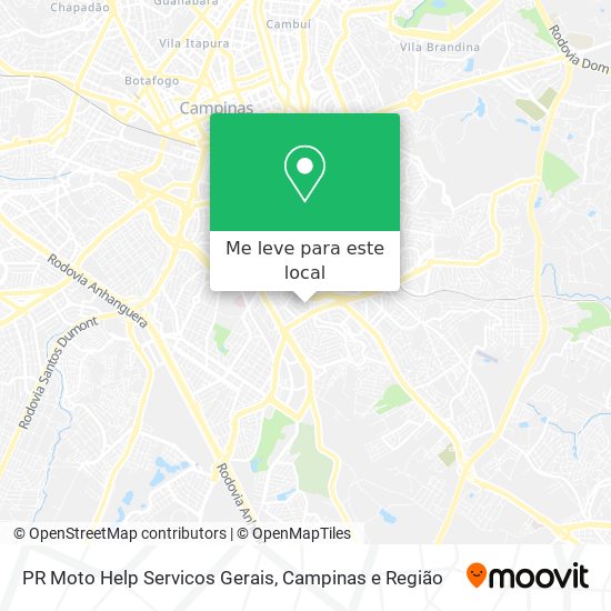 PR Moto Help Servicos Gerais mapa