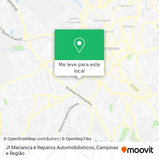 Jf Mecanica e Reparos Automobilisticos mapa