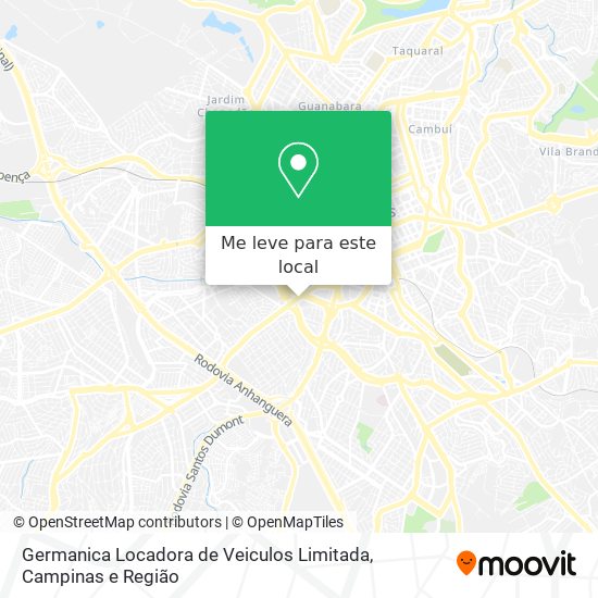 Germanica Locadora de Veiculos Limitada mapa