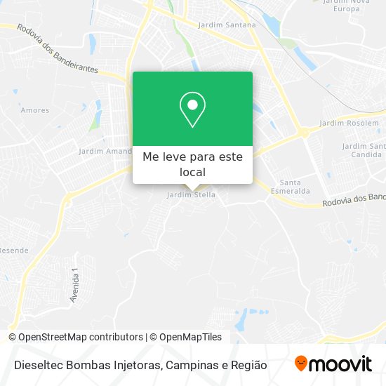 Dieseltec Bombas Injetoras mapa