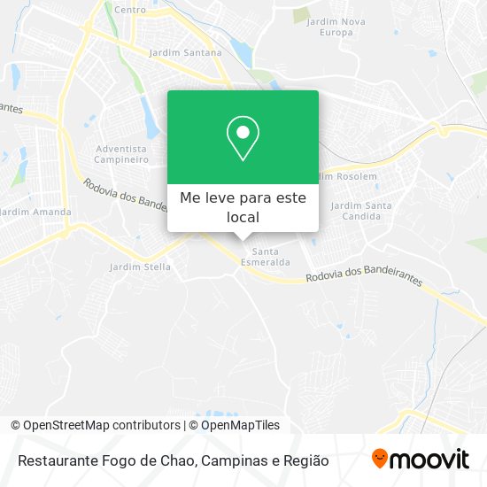 Restaurante Fogo de Chao mapa