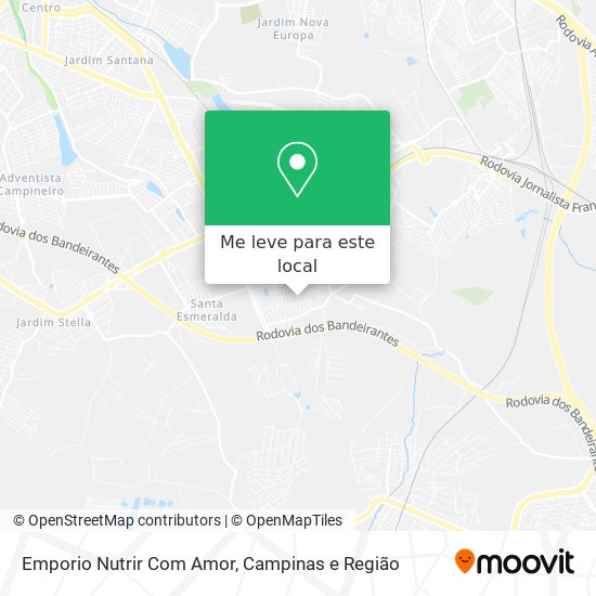 Emporio Nutrir Com Amor mapa