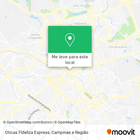 Oticas Fideliza Express mapa