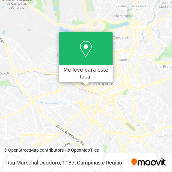 Rua Marechal Deodoro, 1187 mapa