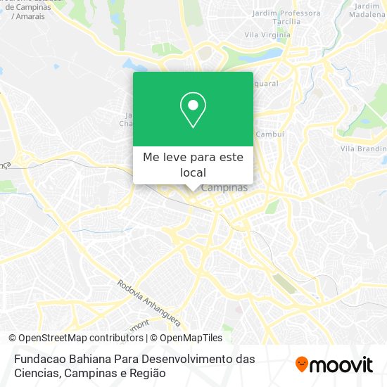 Fundacao Bahiana Para Desenvolvimento das Ciencias mapa