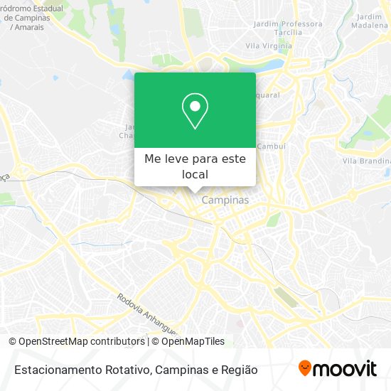 Estacionamento Rotativo mapa