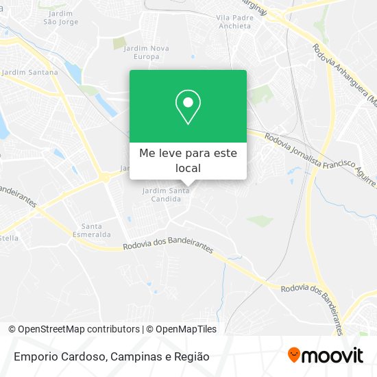 Emporio Cardoso mapa