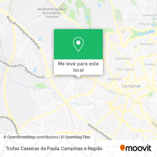 Trufas Caseiras da Paula mapa
