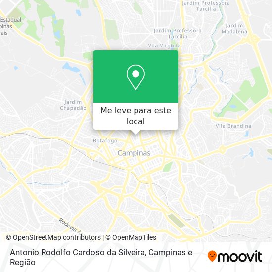 Antonio Rodolfo Cardoso da Silveira mapa