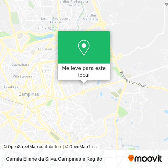 Camila Eliane da Silva mapa