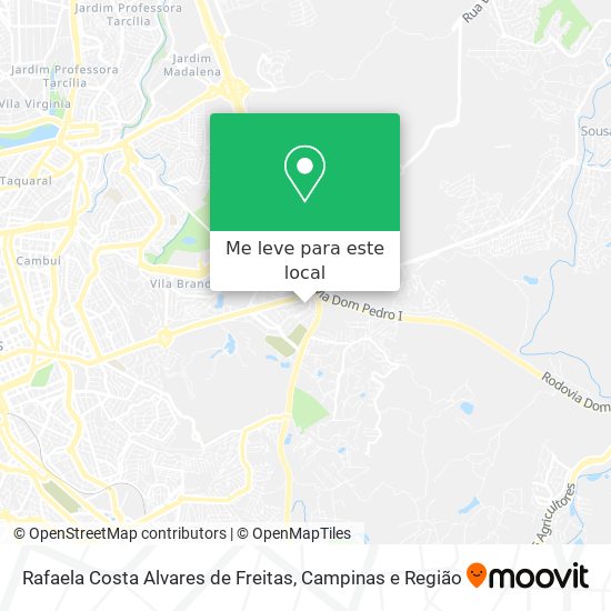 Rafaela Costa Alvares de Freitas mapa